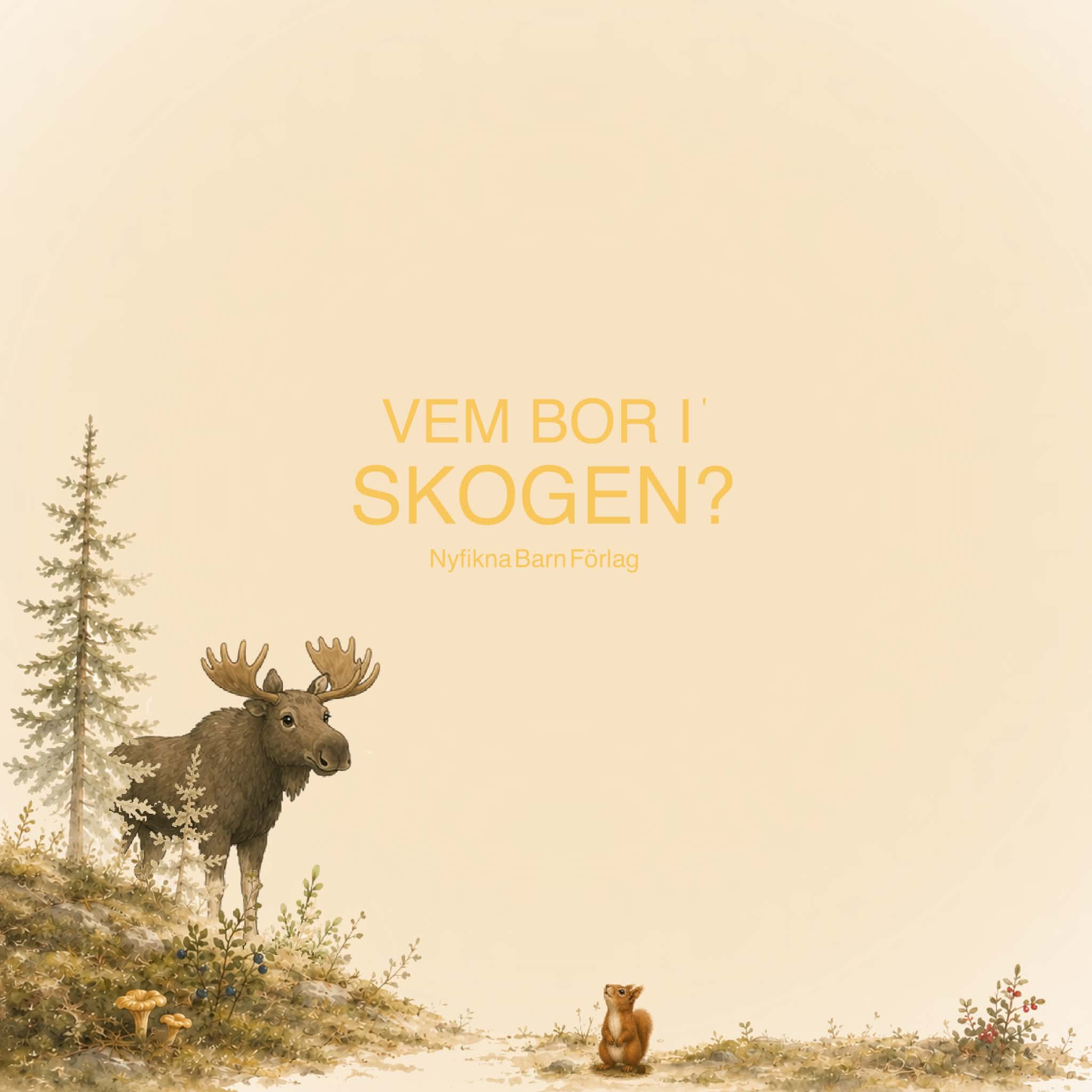 Barnbok vem bor i skogen 